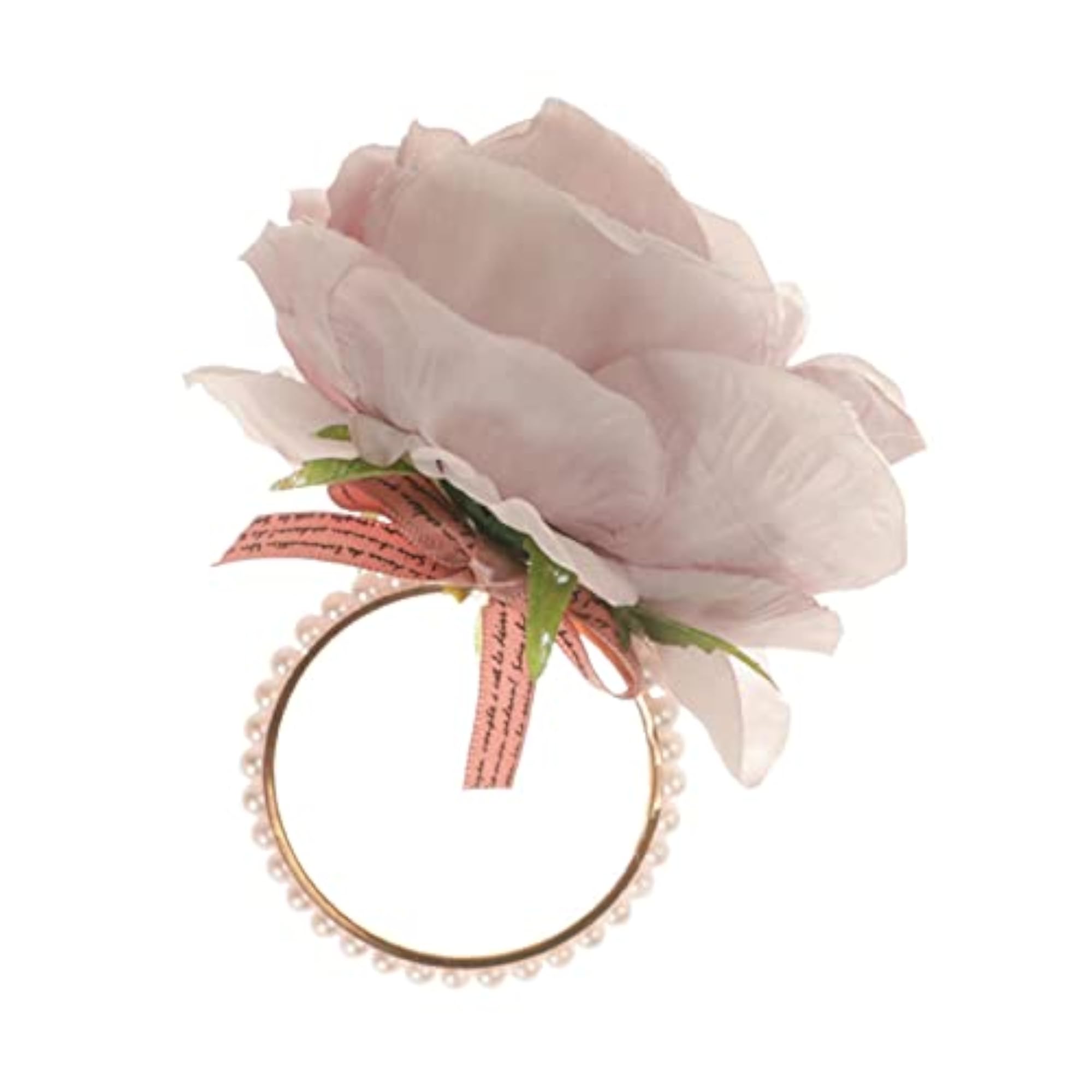 Artificial Flower Napkin Rings Rustic Holders for Luncheons