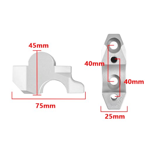 Manillar de motocicleta abrazadera elevación para eliminar dolor de espalda en ADV150 ADV160 7