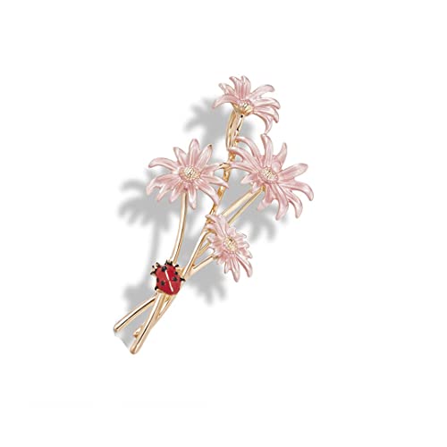 Broche muguet et orchidée en émail un cadeau poétique idéal