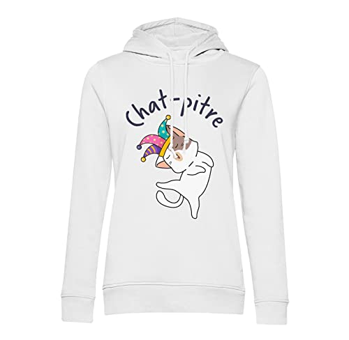 Sweat à capuche Chat Pitre le cadeau parfait pour passionné