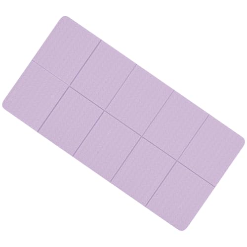 Tapis de yoga pliable lilas pour pilates à la maison