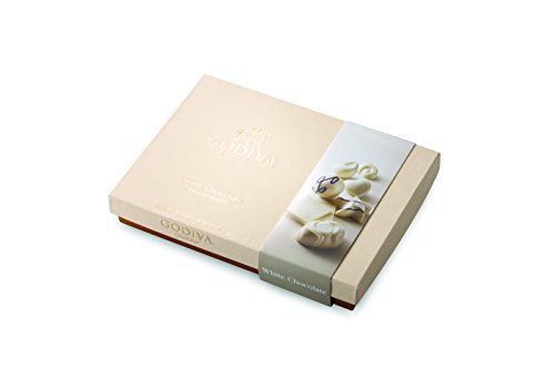 Godiva Chocolatier Assorted White Chocolate Truffles Gift Box, 24-Pieces, 9.75 Ounce