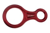STUBAI Standard Abseilachter Eloxiert 988125 | Abseil- und Sicherungsgerät aus Aluminium eloxiert, geprüft bis 30 ...