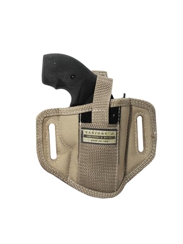 Barsony Desert Sand 6 Position Ambidextrous Pancake Holster for Rossi RP63 3