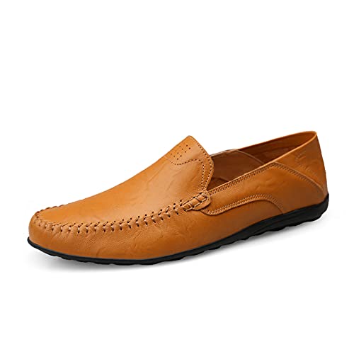 Mocassins homme cuir véritable aux finitions artisanales élégantes
