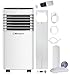 Belaco Air Conditioning Unit, 9000 BTU Portable Air Conditioner with Dehumidifier & Fan Function, Remote Control & Dual Window Installation Kit & Seal Included, 24 Hour Timer with 28L Dehumidification