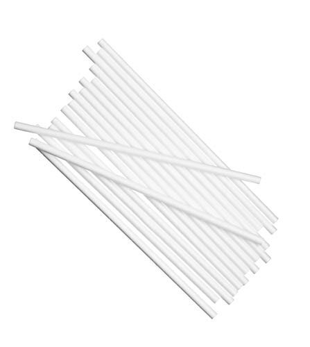 Pitillos de papel desechables blancos 3000 pack 19.69 cm miniatura 5
