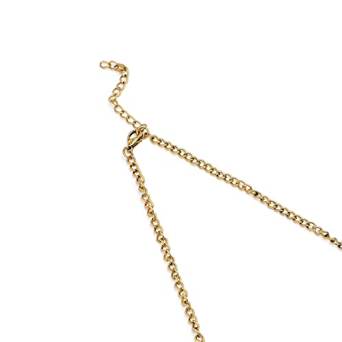 Image of SOHI Contemporary Necklace for Women and Girls, Necklace with Chain detailing for women, Statement jewellery, Fashion Jewellery for women, Imitation, ladies