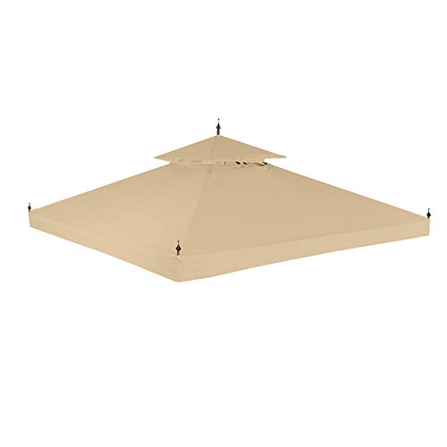 Garden Winds Replacement Canopy for Home Depot's Arrow Gazebo Model #61821, GGHL00019 (Measures Bottom Tier: 118” x118” and Top Tier: 39” x 39”) - Image 4
