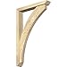Ekena Millwork BKT0402X24X36THR06RDF Thorton Slat Rough Sawn Bracket w/Offset Brace, Douglas Fir