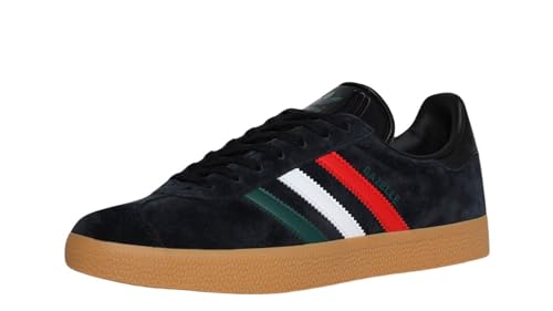 adidas Gazelle Indoor Mens Black/Scarlet/Green Sz 112