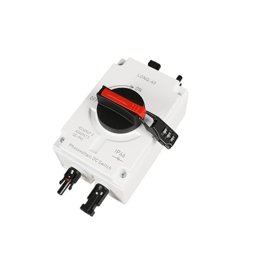 Interrupteur sectionneur DC 32A 4P PV IP66 commutateur de transfert étanche extérieur