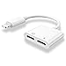 Produktbild LSLEE Kopfhörer-Adapter für iPhone Audio Klinkenkabel 2-in-1 Kopfhörer-Splitter kompatibel mit iPhone 11/XS MAX/XR/X/8 Plus/iPad, unterstützt alle iOS