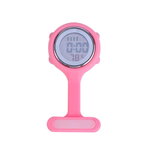 NICERIO 1 broche de relógio de enfermagem com clipe de pino para relógio de bolso médico para enferm