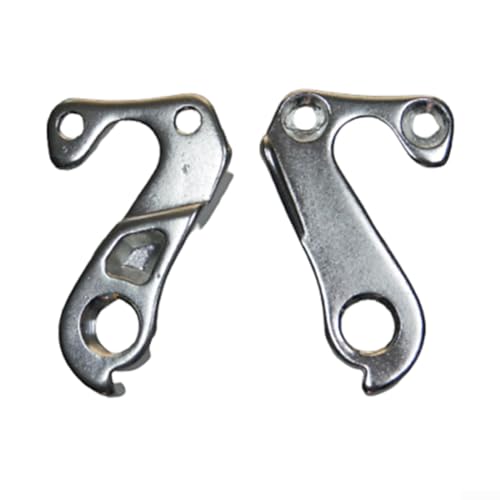 Gancho trasero de bicicleta de aleación de aluminio plateado para cambio trasero Mech para picante Zesty Raid X-Control Froggy Control Tándem para TECNIC para PASSPORT Soporte de marco de bicicleta