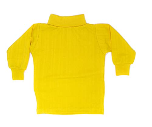 Image of Tangy Kids New Born Infant Baby Boys and Baby Girls Full Sleeves Turtle High Neck Skiwi in Plain Solid Color