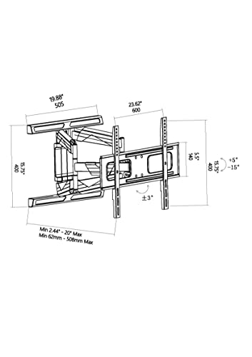 Apollo Weatherproof Dual Arm Articulating Wall Mount