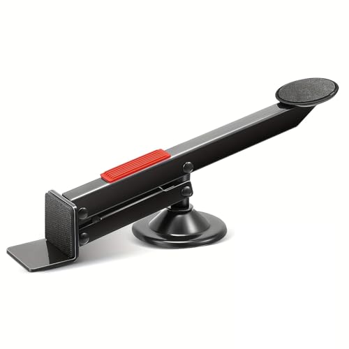 Swivel Type Door and Board Lifter, 75kg Load Bearing Hands Heavy Duty Door Lifter, 360 Degree Rotating Panel Lifter for Carpenter, Black