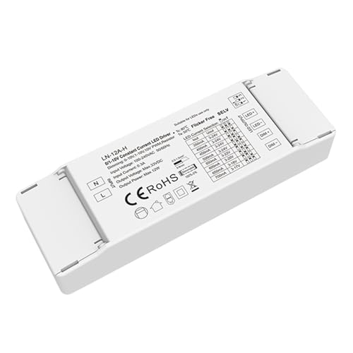 Driver LED Courant Constant 12A LF-12A pour Gradation PWM et 0/1-10V - 2