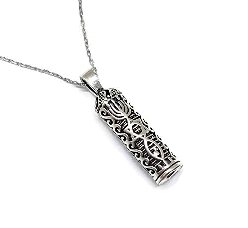MYSTIC JEWELS by Dalia – Pendentif mezouzah porte-bonheur en argent sterling 925