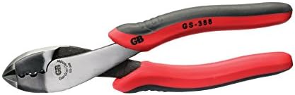 Gardner Bender GS-388 Electrical Pliers, Crimper & Cutter, Comfort Grip, Aluminum & Copper Wire, Hand Tool, 8 in. , Red