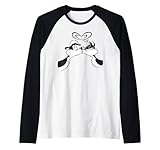 Pepe Le Pew Beso de San Valentín Camiseta Manga Raglan