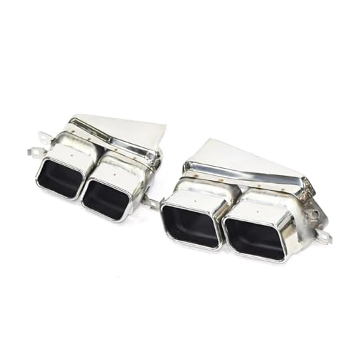 Embout d'échappement quadruple en inox look sport pour BMW F01