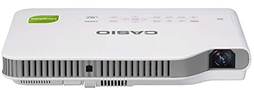 casio xj-a257 ultra-slim led wxga projector with wi-fi  psc lens cloth 3 000 lumens