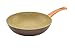 ILLA Wok Olivilla Pietra e Legno 1 Manico 28 cm, Alluminio