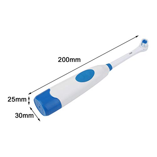 Mr.Gadget's Solutions Elektrische Zahnbürste mit 4 Ersatzbürstenköpfen, wiederaufladbares Design, intelligenter Timer und lange Akkulaufzeit für die tägliche Zahnreinigung (Blau, Einheitsgröße) – Bild 8