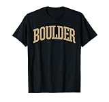 Boulder T-Shirt/Boulder Sports College-Style T CO T-Shirt