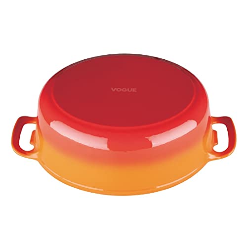 Vogue GH311 casseruola, 5 l, ovale, arancione - immagine 6