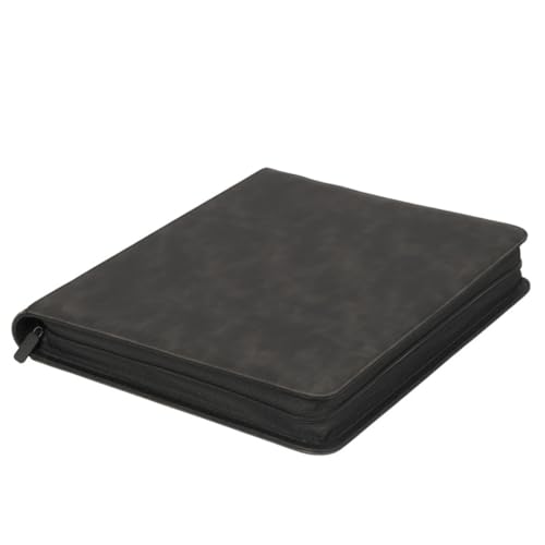 Porte-cartes rigide noir avec album de collection étanche pour 216 cartes