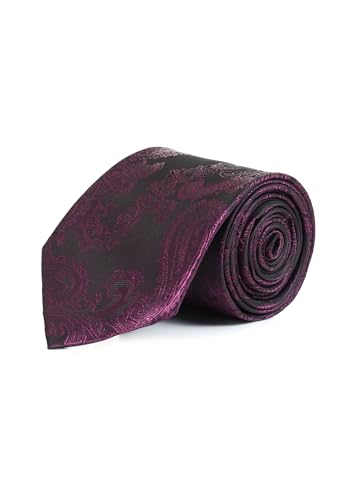 Image of Random Stripe Necktie For Men jacquard Self Drsign Fabric Ties