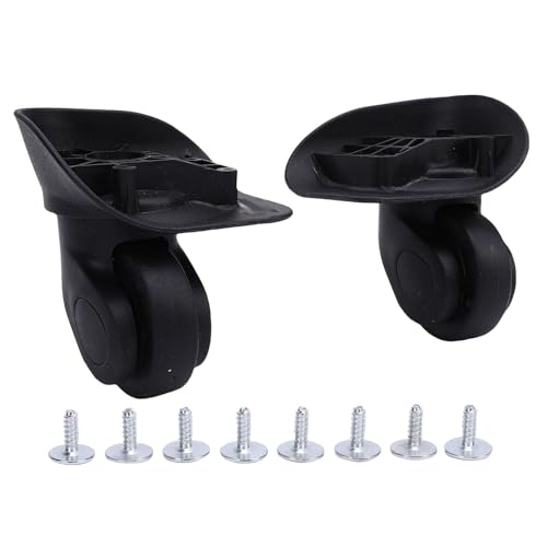 SPYMINNPOO Reemplazo Universal de Ruedas de Equipaje de 2 Piezas, Ruedas de Maleta Silenciosas Que Absorben los Golpes con Tornillos