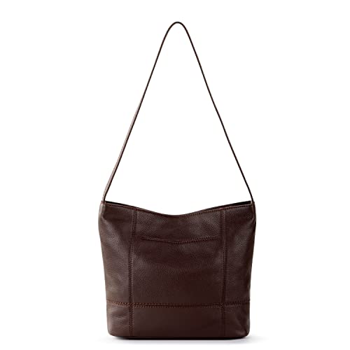 Image of The Sak De Young Leather Hobo Bag - Shoulder Purse with Zipper Pocket