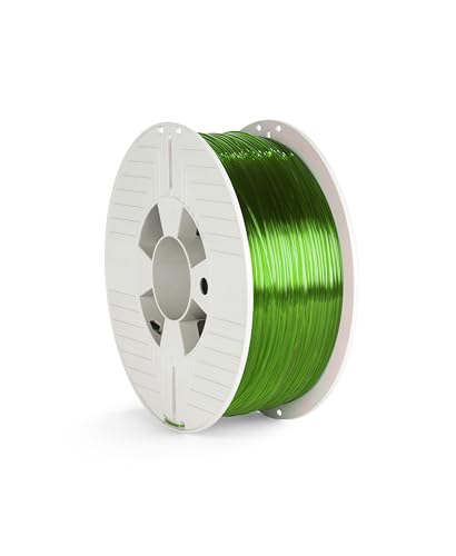 Verbatim PET-G Filament 2 85 mm glycol polyéthylène téréphtalate glycol, Vert transparent, 1