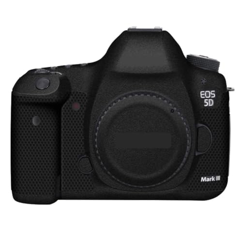 Autocollant Canon 5D Mark III noir givré film de protection anti-rayures pour boîtier reflex