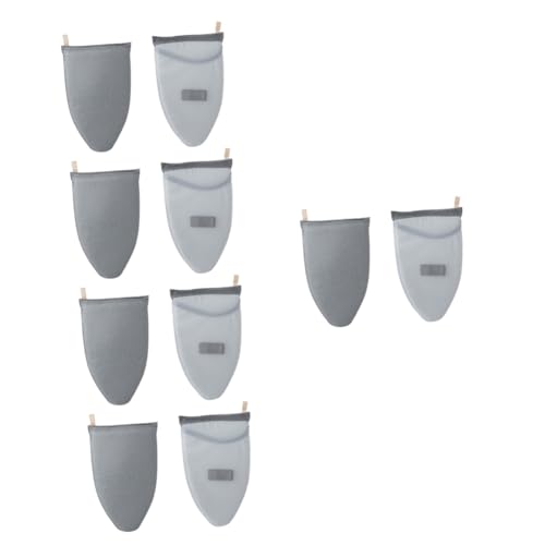 10 Pièces planche à repasser à main petits de repassage de repassage à main ironing board jeannette pour repassage de repassage ménager fumants chiffon Alipis