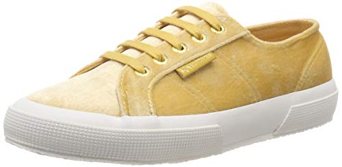Superga Damen 2750-VELVETCHENILLEW Sneaker, Beige (Beige Ochre D25), 41 EU