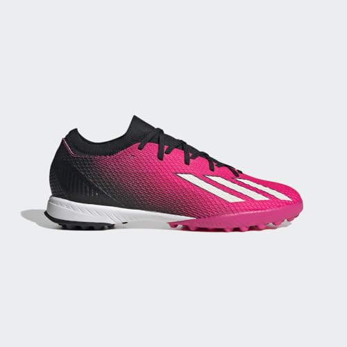 adidas Unisex X SPEEDPORTAL.3 Turf Soccer Shoe, Team Shock Pink/Zero Metallic/Black, 7 US Men2