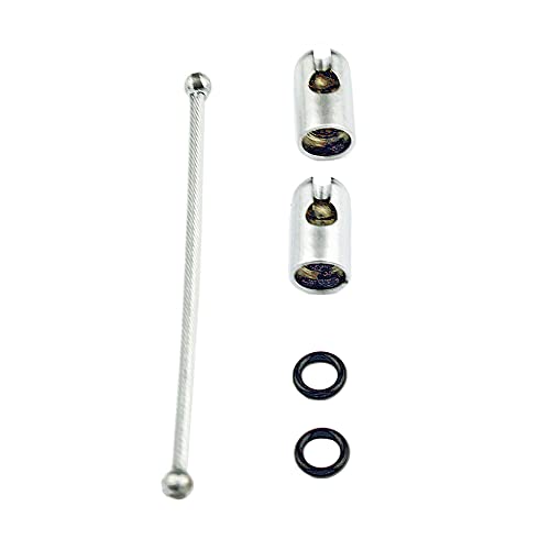 Hörmann Schlüsseldraht inkl. Schraubhülsen für HSD (Ersatzteil) - Alu-Look