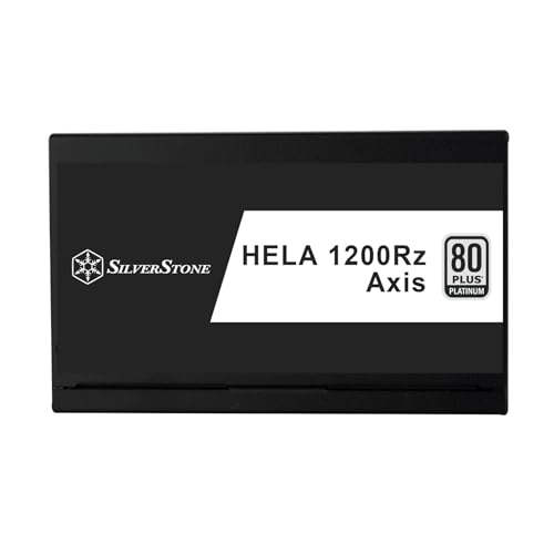 Image of Silverstone Technology HELA 1200Rz Axis 80 Plus Platinum 1200W ATX 3.1 & PCIe 5 Fully Modular ATX Power Supply, SST-HA1200R-PMA