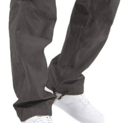 Maiyifu-GJ Men's Solid Multi Pocket Outdoor Pants Lightweight Military Army Trousers Casual Loose Straight Leg Cargo Pant4