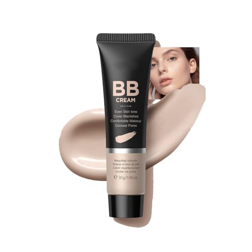 Easilydays Hydrating BB Cream Tinted Moisturizer, 9Colors Full-Coverage Foundation & Concealer, Brighten Skin Tone & Cover Pores, Oil Control & Cover Flaws,Natural Finish for All Skin Types,210 Medium