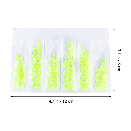 LALAFINA 2 caixas de strass cristal escuro decorações de arte brilham fluorescentes diamantes grânul