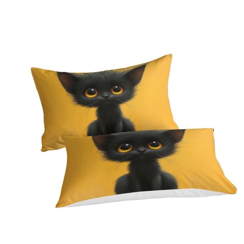 Housse de couette chat persan 3D en microfibre premium avec fermeture éclair 140x200 - 3