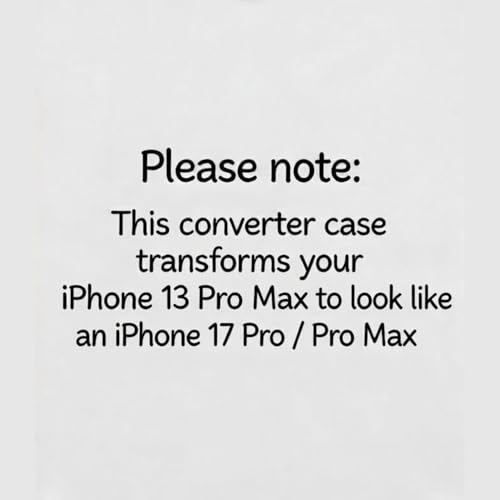 Image of LuxuryKase Converter Case for iPhone 13 Pro Max | Premium Protective MagSafe Cover | iPhone 17 Pro Series Style Design | in Built Camera Guard | Wireless Charging Compatible - Silver