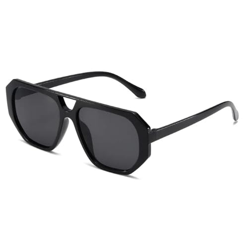 Lunettes de soleil double pont UV400 pour homme et femme style classique