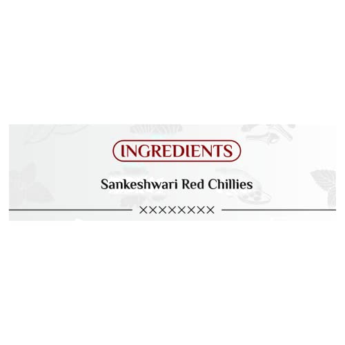 A1 CHETNA MASALA SANKESHWARI CHILLI (STEMLESS) 100 GRAMS